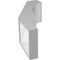Ekena Millwork 6-in. W x 10-in. D x 22-in. H Balboa Architectural Grade PVC Knee Brace BRCP06X10X22BOA - alternate 3